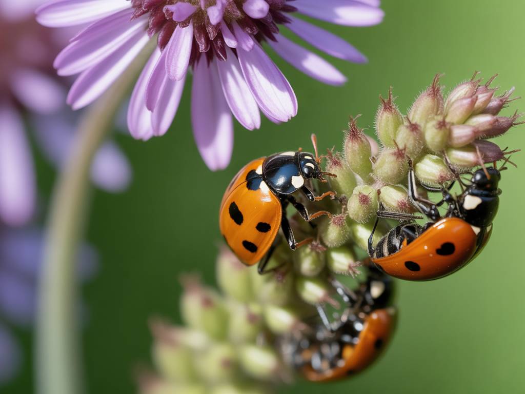 Attract ladybugs to your garden for natural aphid control