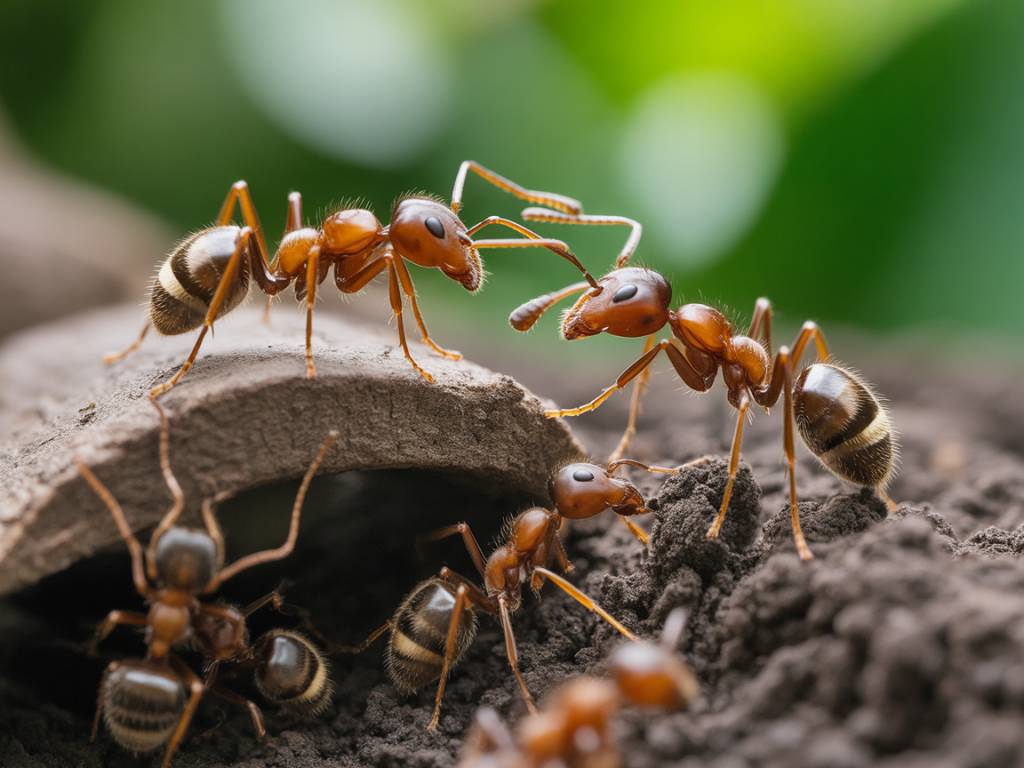 Ant colony removal in organic gardens without harming wildlife