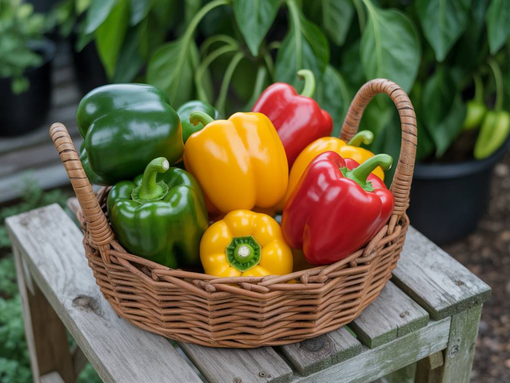 Where to store bell peppers from the garden to keep them fresh