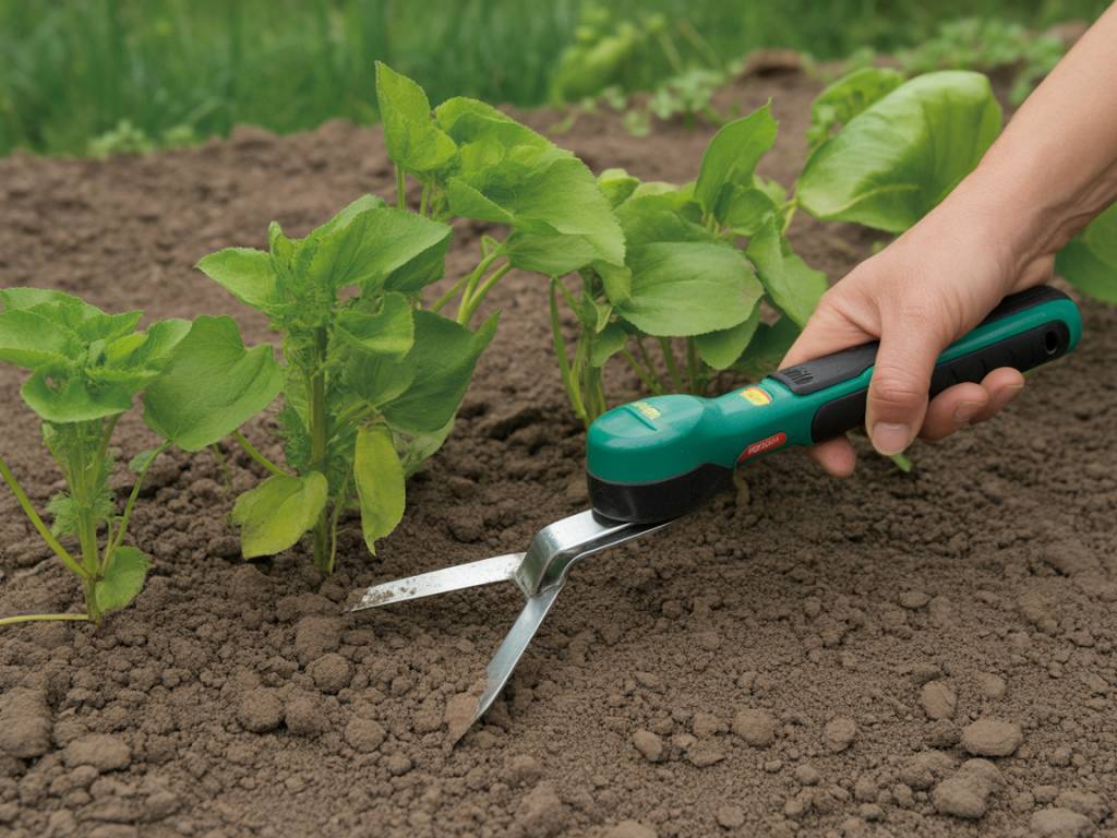 Best tool for weeding when you want to protect soil life